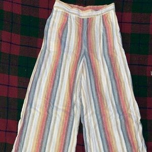 Beachy stripped Palazzo pants!